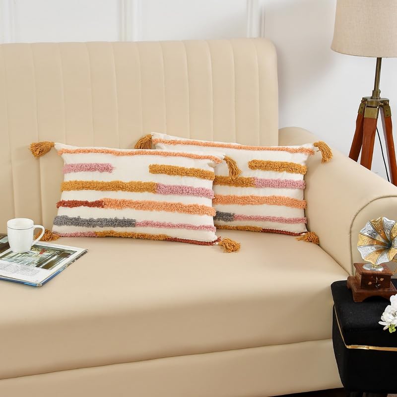 See full amazon price history chart for SAMAIR Luxurious Attractive Design Pure Soft Cotton (Set of 2) Rectangle Cushion Pillow Cover Case for Sofa & Living Room, size-12x20 inch-Yellow Multi SAMAIR Luxurious Attractive Design Pure Soft Cotton (Set of 2) Rectangle Cushion Pillow Cover Case for Sofa & Living Room, size-12x20 inch-Yellow Multi (B0CSPHTB5D) Amazon Price History, Amazon Price Tracker