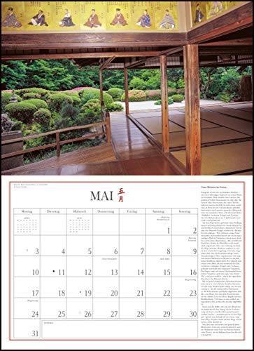 Japanische Gärten 2021 ‒ Broschürenkalender ‒ mit informativen Texten ‒ mit Jahresplaner ‒ Format 42 x 29 cm