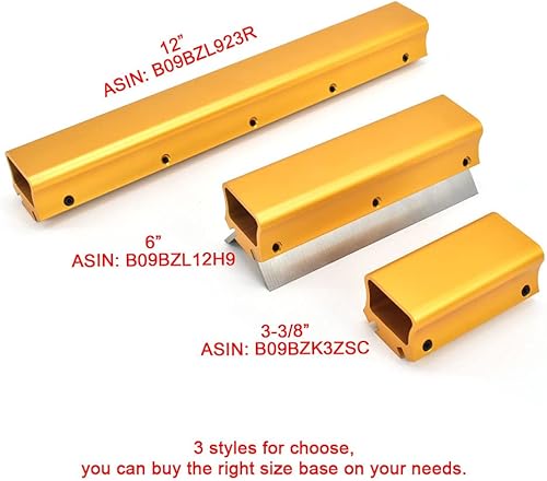 Miniatura 5 de Jointer Planer - Afilador de cuchillas de madera de 3-38 pulgadas, plantilla de afilado de cuchillos de carpintería de aluminio, 1 paquete