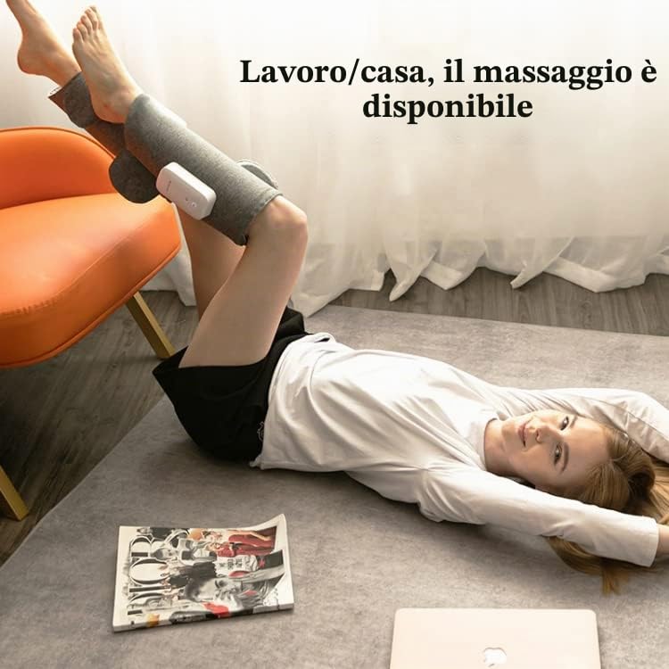 Pressoterapia senza fili presso massaggio polpacci caviglie gambe pesanti gonfie affaticate ristagno dei liquidi cattiva circolazione