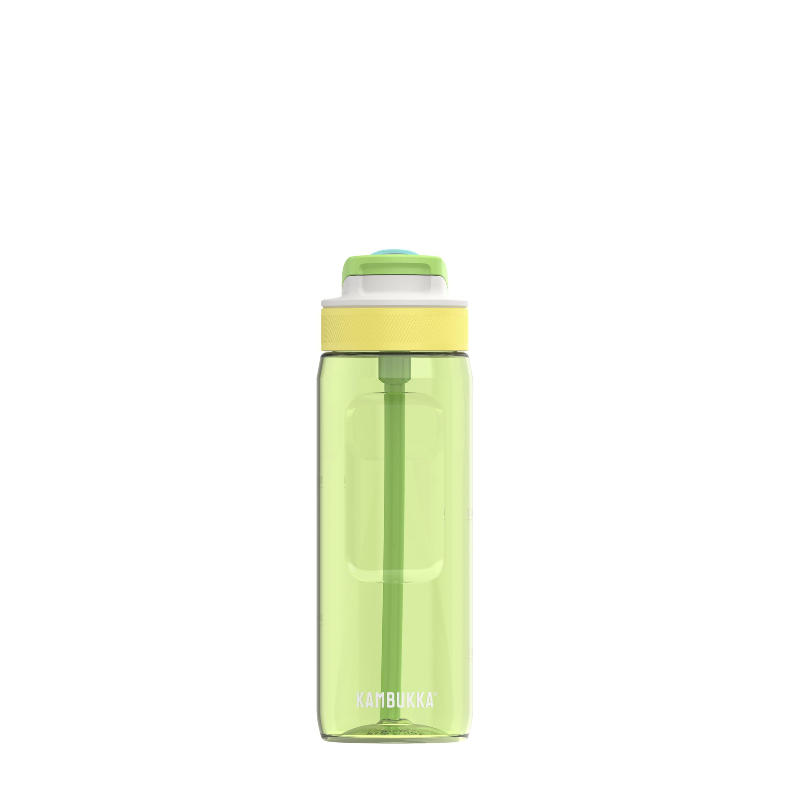 Kambukka Lagoon 750ml / 25oz Plastic Water Bottle with Straw - Leak-proof, Dirt & Odour Resistant, Dishwasher Safe - Shockproof and Durable Drinking Bottle - Playful Garden