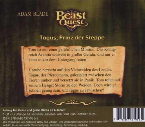 Beast Quest Tagus Herr der Steppe