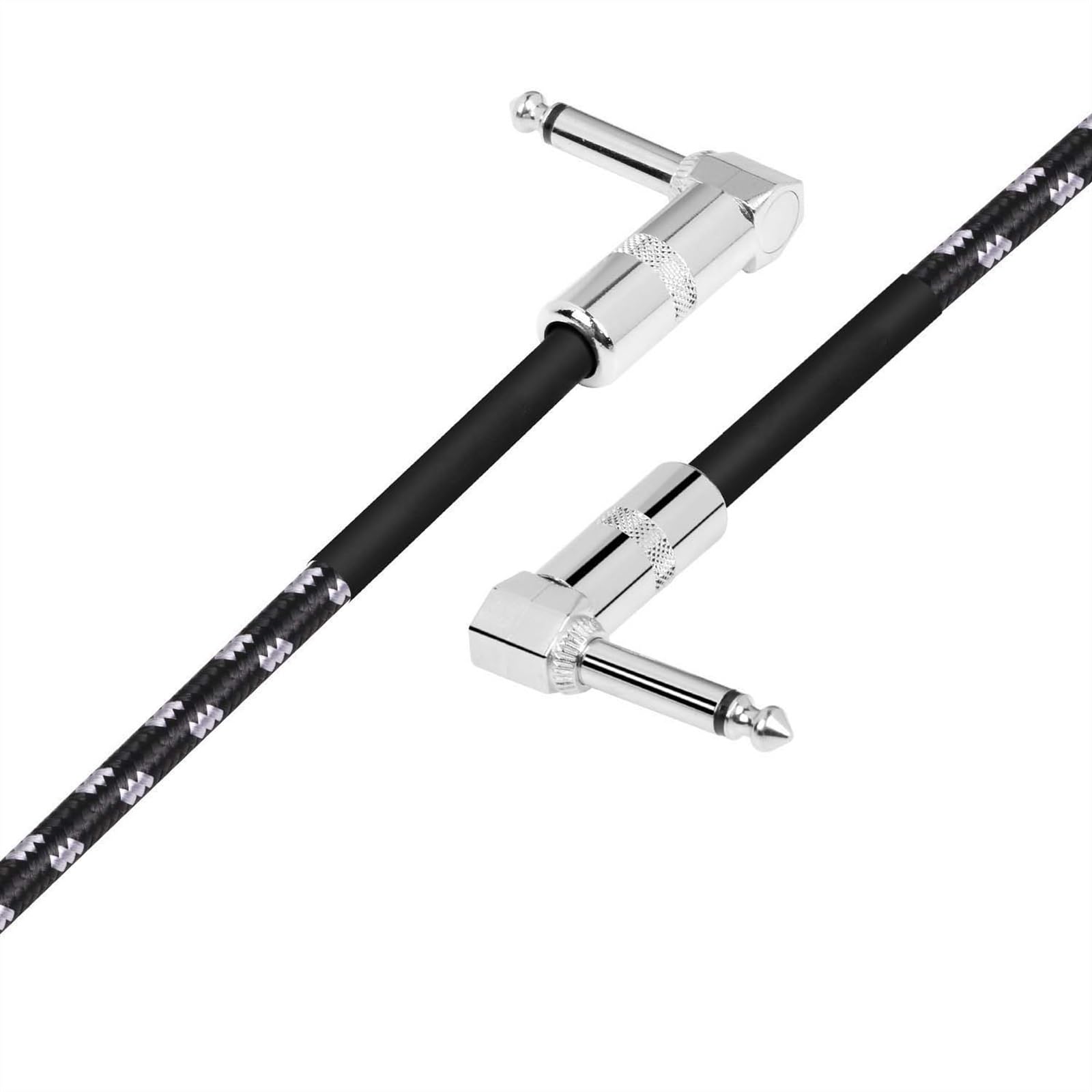 kabel audio do gitary Instrument Kątowy Jack 6.35mm Kabel Pozłacany 1m 2m 3m 6m 10m Męski Na Męski Kabel (Color : B-5m)