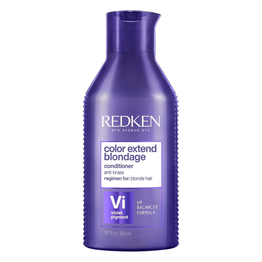 Redken Spülung für blondes und blondiertes Haar ohne Gelbstich, Color Extend Blondage Conditioner, 1 x 300 ml