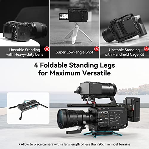 Plaque de dégagement rapide support pliable pour objectif appareil photo SmallRig 3912