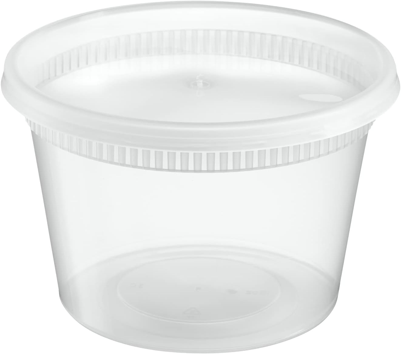 [48 Sets] 16 oz. Plastic Deli Food Storage Containers With Airtight Lids : Health & Household
