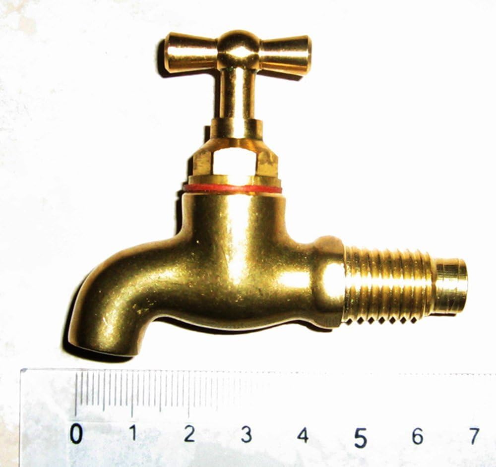 Robinet en laiton pour barils, diamètre trou 12 mm, pour barils de 1 à 10 litres