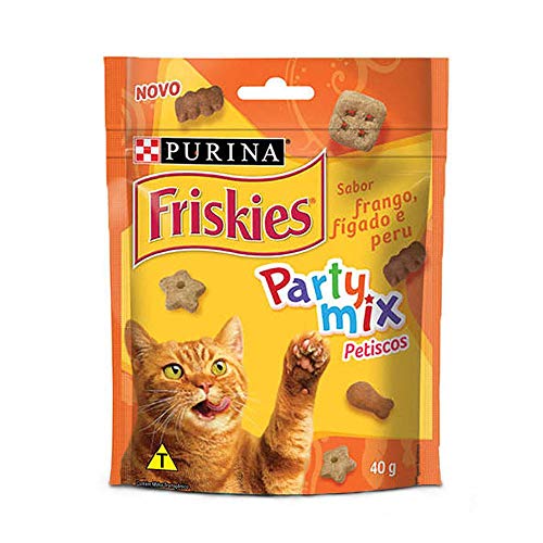 Purina Friskies Friskies Petiscos Mix Frango Fígado E Peru 40G