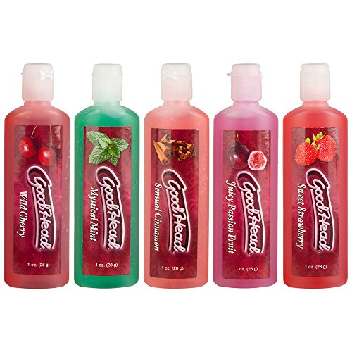 Doc Johnson Goodhead Assorted Flavors 5 ct White 5 X 1 oz. (5 X 28 g) (1360-11-AM)