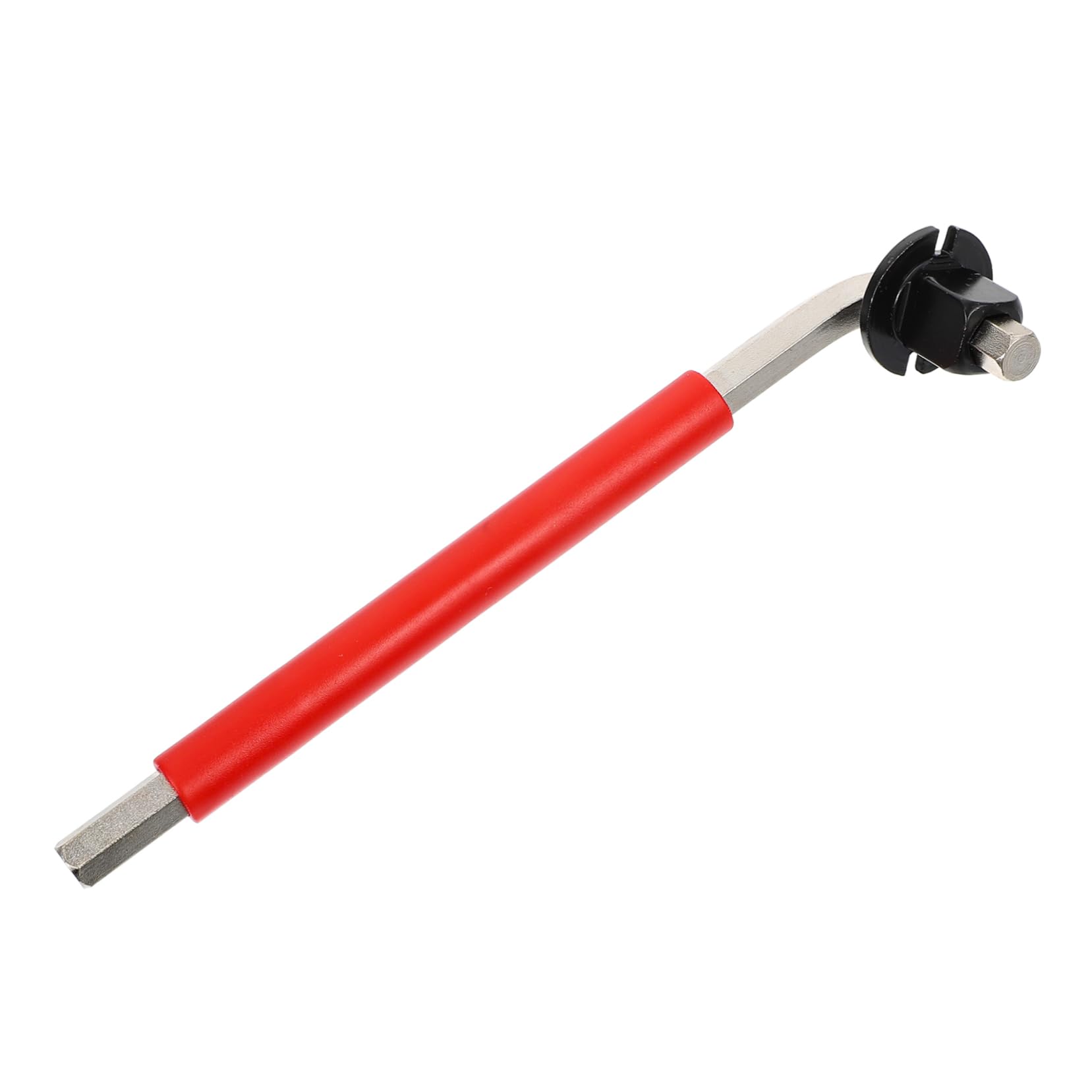 VANZACK Llave de Reparación de Bicicletas 8mm Adaptador Cuadrado y Allen | Juego de 1 Pieza, Acero al Carbono Rojo, Diseño Ergonómico Resistente al Desgaste