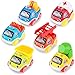 6 Stück Auto Spielzeug Zurückziehen Spielzeugauto für Kleinkinder, Mini Friction Powered Spielzeugauto für 1 2 3 Jahre Kinder Jungen Mädchen Geschenk