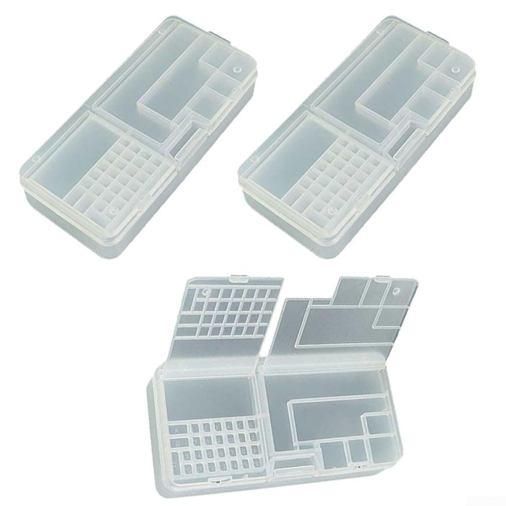 Schraubenbox Aufbewahrung 4 Stück Schrauben Organizer, Stapelbare