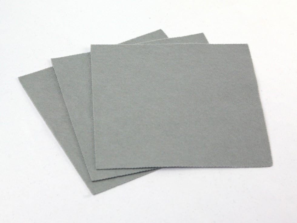 Minerva Fogli di tessuto in feltro acrilico da 30,5 cm (confezione convenienza), per giocattoli, fai da te, artigianato, colore grigio, confezione da 50