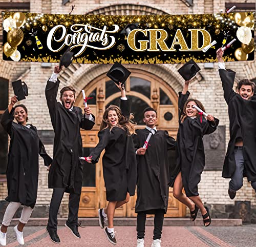Image of 2026 Graduation Decorations-Congrats Grad Yard Sign Banner Decoration for Class of 2026 Graduation Party Supplies