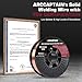 ARCCAPTAIN Mig Welding Wire, 0.030 10Lb Mig Wire ER70S-6 10Lbs Gas Solid Carbon Steel Low Splatter Mig Welding Wire Compatible With Lincoln Miller Forney Harbor Welder 0.08 4.5KG