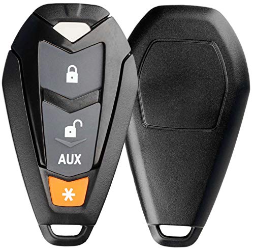 Keylessoption KPT6633 Keyless Entry Remote Control Starter Car Key Fob Case Shell Outer Cover Button Pad thumb #1