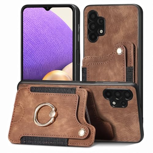 Protection antichoc Samsung A32 5G flip cover robuste 2 en 1 avec dragonne de sécurité