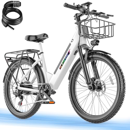 Electric Bike for Adults, 1500W Peak City E-Bike, 7-Speed Mountain Ebike