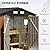 Florise 8x6 Ft Storage Shed, Large Outdoor Shed with Floor Base, Window, Lockable Doors, Outside Steel Shed for Garden, Backyard, Lawn, Patio Utility, Tool Storage