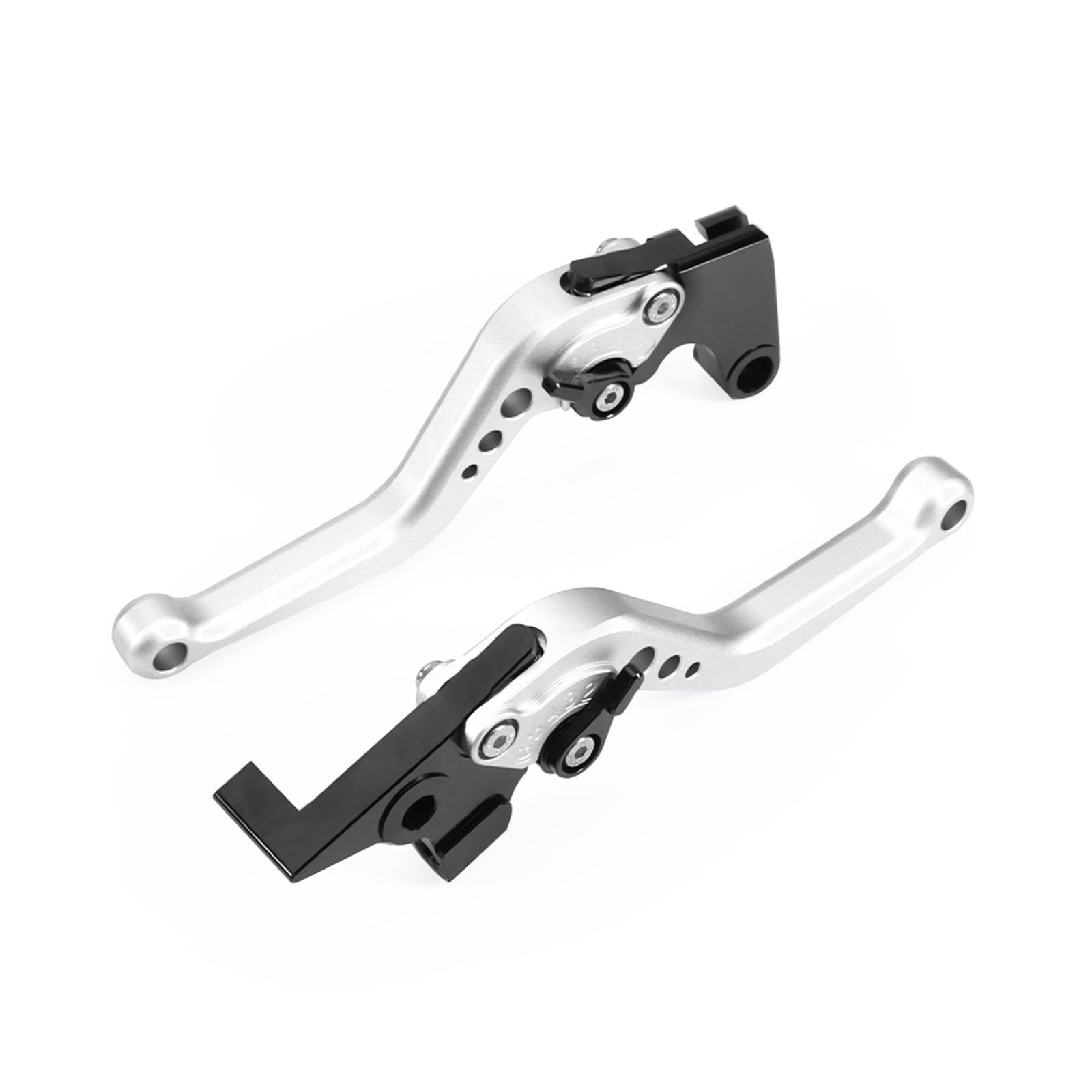 TINGYUS Motorbike Brake Lever for CB600F for CB900F for Hornet for CBR900RR Adjustable Short/Long Brake Clutch Levers(Short Sliver)