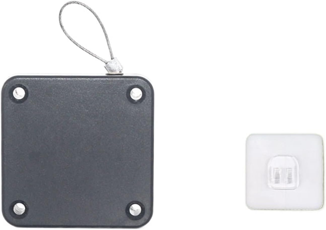 Sensor Door Closer Punch-Free Adjustable Surface Stopper Automatically Close Bracket Home Improvement(Black 1000G Pull)