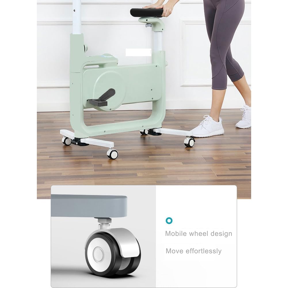 Rower treningowy z biurkiem, 8-stopniowy opór magnetyczny, składana konstrukcja, regulowane siedzenie, wewnętrzny rower treningowy cardio do fitnessu w domu