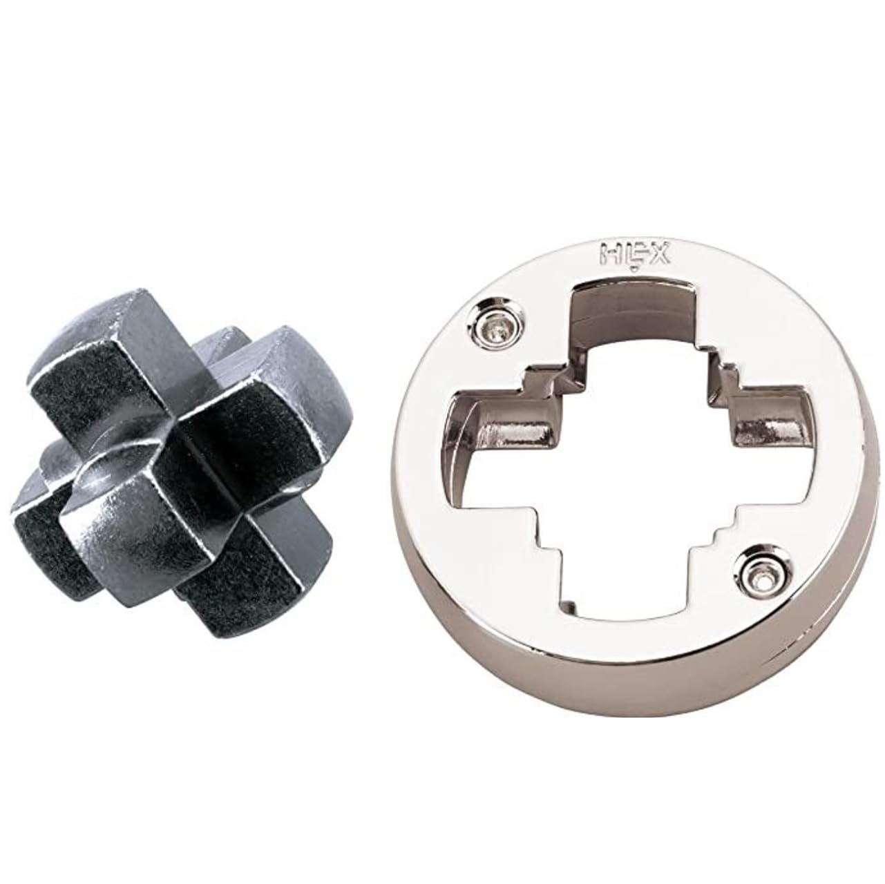 Puzzle Métal Hanayama Cast Coil – Niveau 3/6, 2 Pièces à Séparer, Casse-tête Moyen - 5