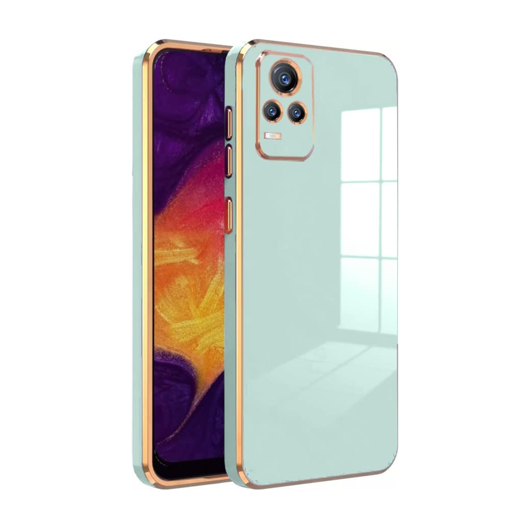 KARWAN®️ Luxury 6D Chrome Back Cover Case Compatible for Vivo Y73 4G |Slim Shockproof Soft TPU | Raised Lips Protection | Camera Protection | Stylish Back Case and Cover | -Mint (B0BSV6N9HT) Amazon Price History, Amazon Price Tracker