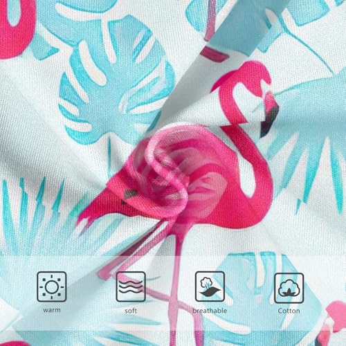 Tropical Flamingos Underwear Girls, Toddler Girl Panties, Cotton Underwear for Girls, 2–8 Years3