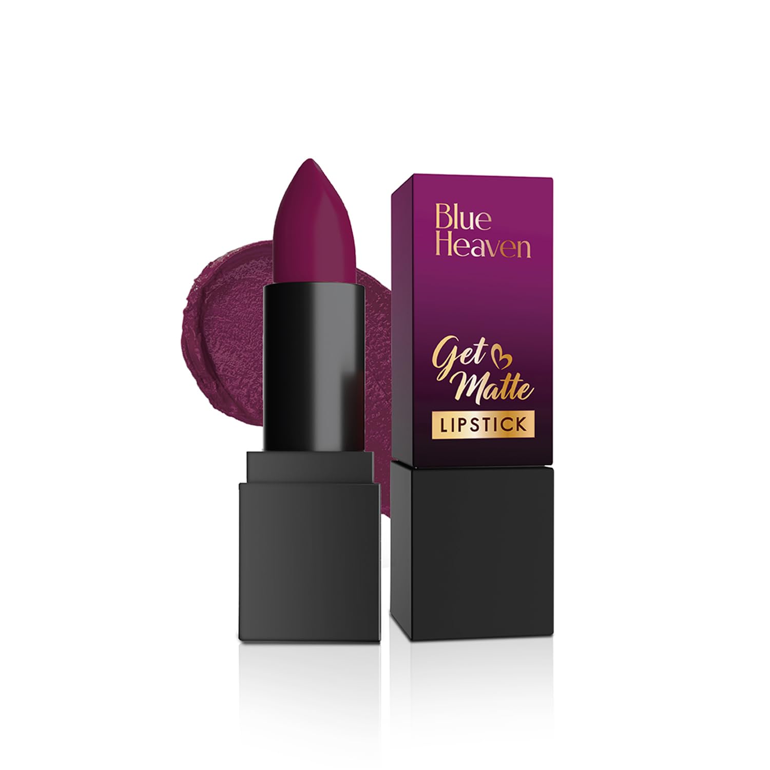 Blue Heaven Get Matte Lipstick | Soft Matte Finish and Lightweight Formula | Intense Pigment | Long-Lasting Lipsticks For Women | 503 | 4GM Blue Heaven Get Matte Lipstick | Soft Matte Finish and Lightweight Formula | Intense Pigment | Long-Lasting Lipsticks For Women | 503 | 4GM