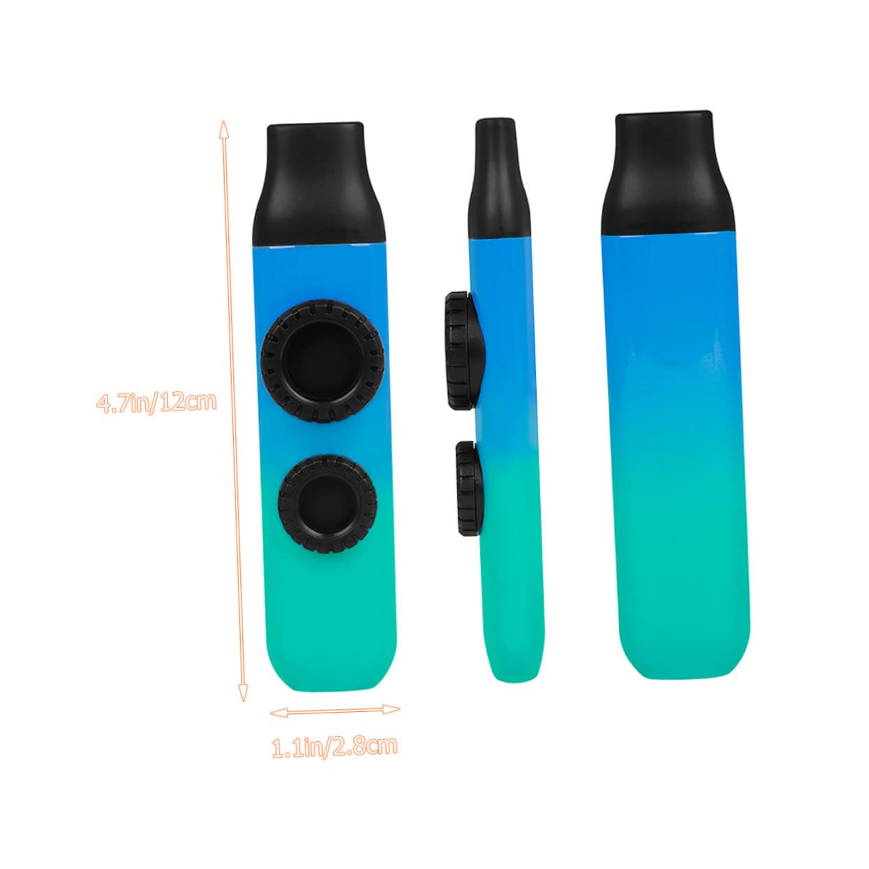 OFFSCH 1 Set Double Hole Kazoo for Easy to Learn Musical Instrument for Guitar Accompaniment Compact and Portable Music Music Beginners