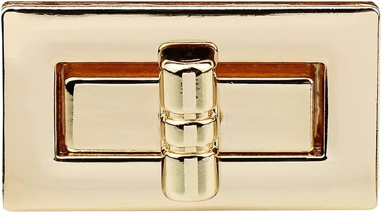 Buckle Rectangle Lock Hardware for Bag Shape Handbag DIY Turn Lock Bag Clasp Purse Accessories(31mm)