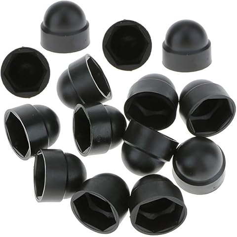 TERF® M8 Black Plastic Hex Nut Covers Cover