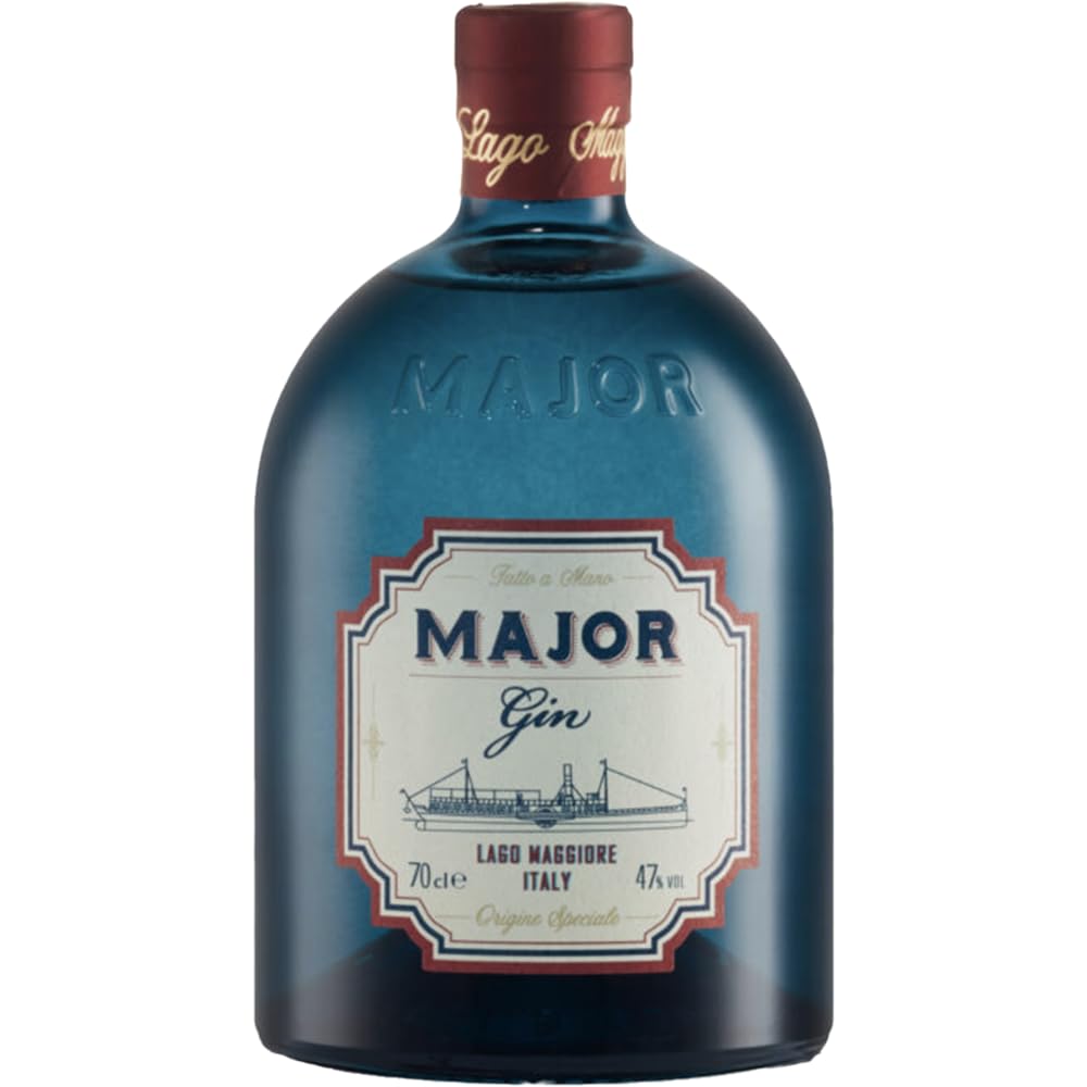Francoli Major Gin | 40% Vol., 70 cl, Piemonte, Ginepro e Ciliegie Alpine