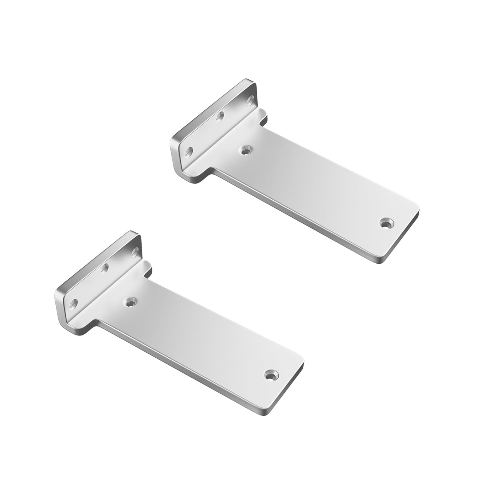 IDRRSPCP Folding Shelf Brackets,Fold Down Wall Mounted,Stainless Steel Triangle Bracket, Invisible Rack, Triple Support(150mm)