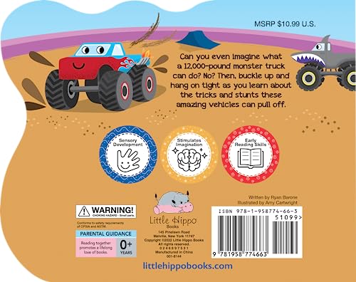 Image of Mega Monster Truck - Touch and Feel Board Book - Sensory Board Book (Touch & Feel Sensory Board Books for Baby & Toddler Time)