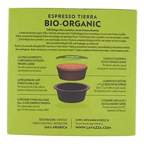 Lavazza Caffè Bio Tierra 12 Caps, 90g