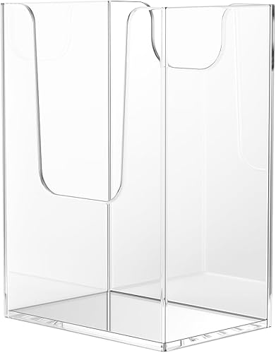 Miniatura 10 de Marketing Holders Paquete de 2 portatarjetas verticales de gran tamaño para tarjetas de cita de 2 x 3.5 pulgadas, contador de un solo bolsillo,