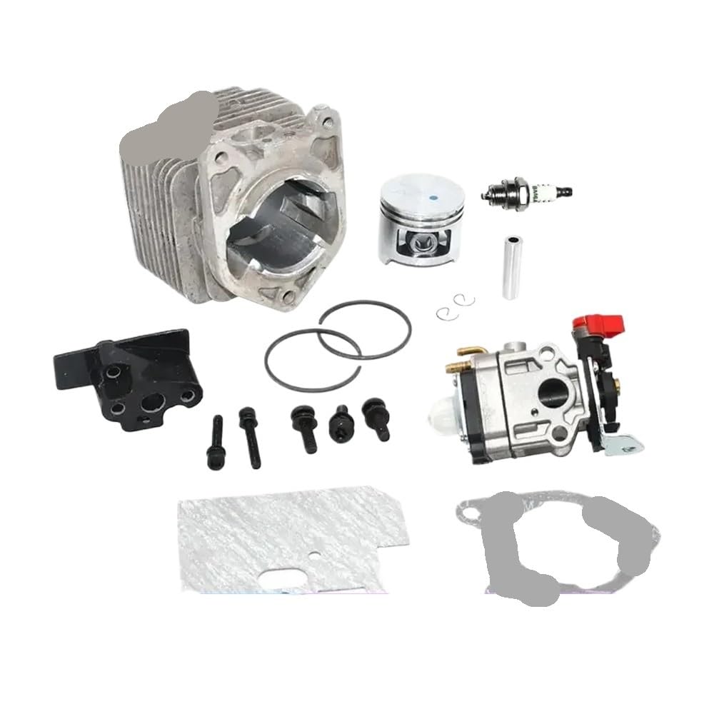 Kit cilindro pistone adatto for decespugliatore, motocoltivatore, soffiatore a zaino da 30 cc