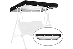 75 x 45 Swing Canopy Replacement for Patio 2/3 Seater Waterproof Swing Seat Canopy