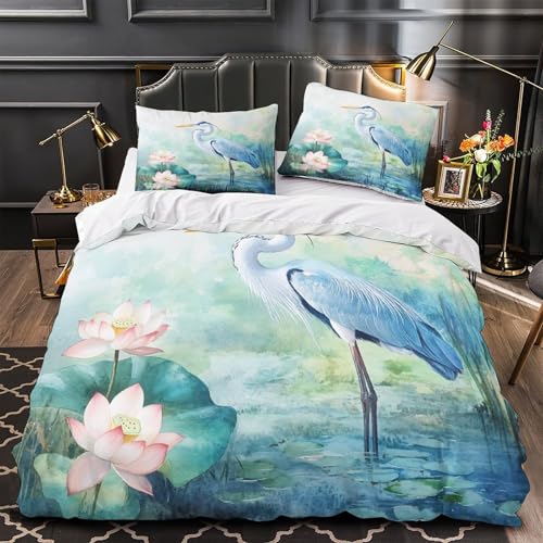 Housse de couette effet microfibre ultra douce 200x200cm avec fermeture éclair