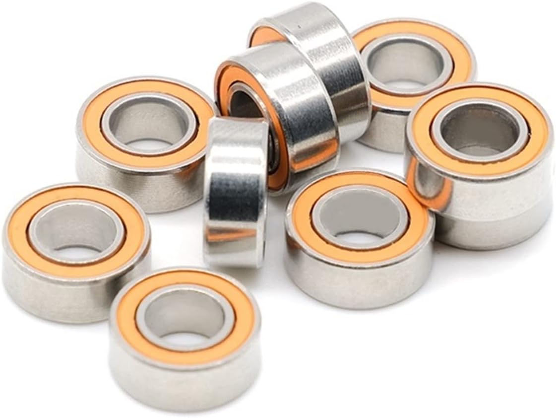 SMR105 2RS CB 5x10x4 mm (2 PCS) Hybrid Bearing SMR105 Fishing Reel Miniature Ceramic Bearings