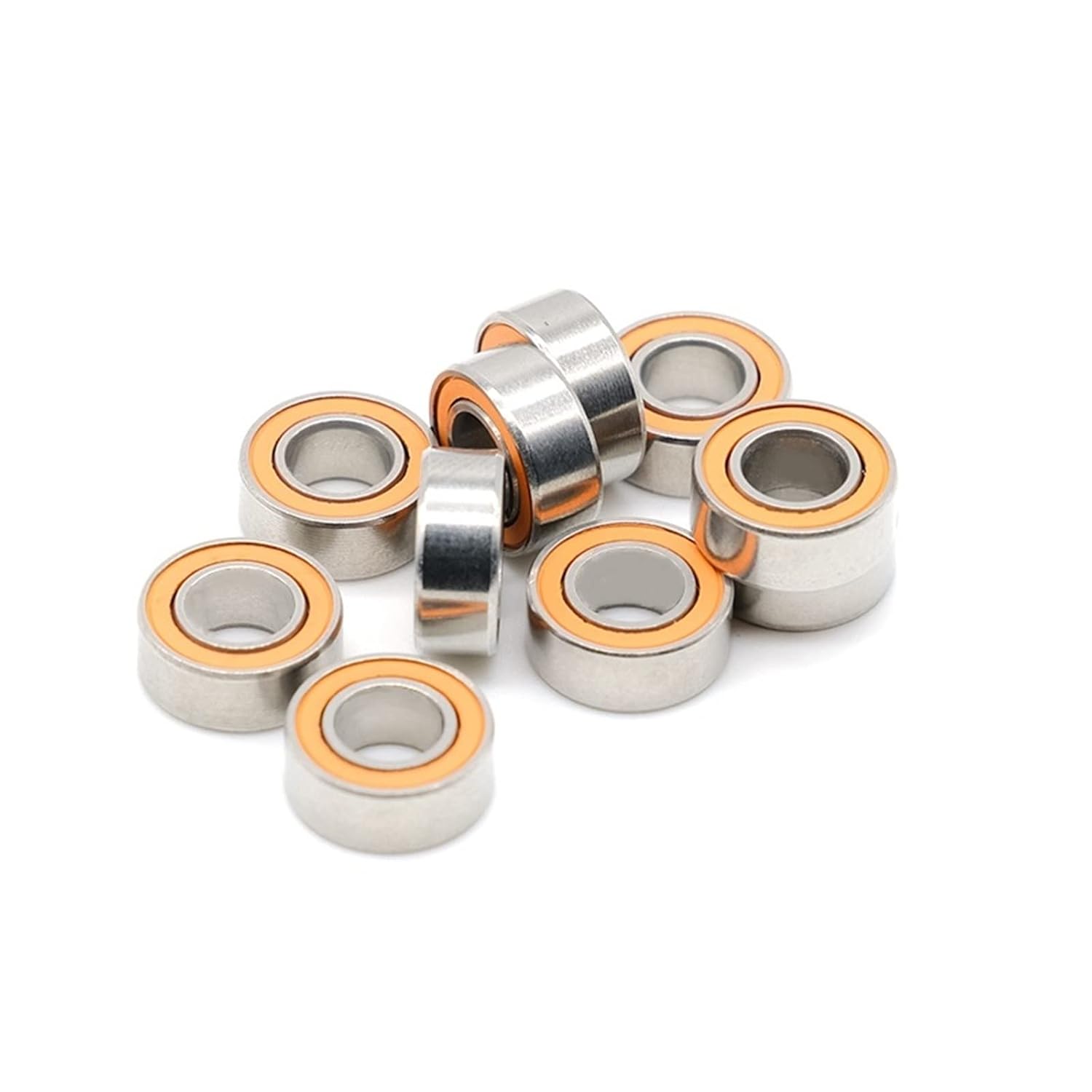10Pcs Fishing Reel Bearings 6x10x3 Mm SMR106 2RS Stainless Steel Hybrid Ceramic Air Bearing SMR106RS SMR106 2RS CB
