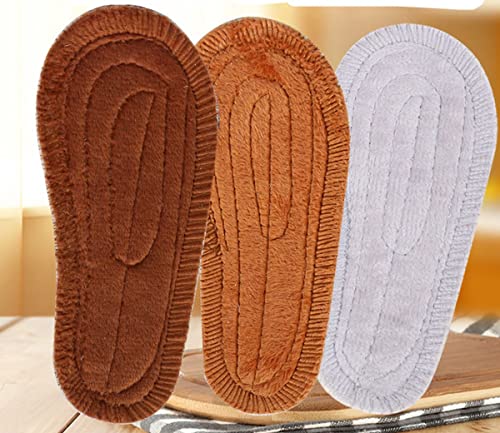 3 Pares 3 Colores Plantillas De Lana Para Niños Y Mujeres