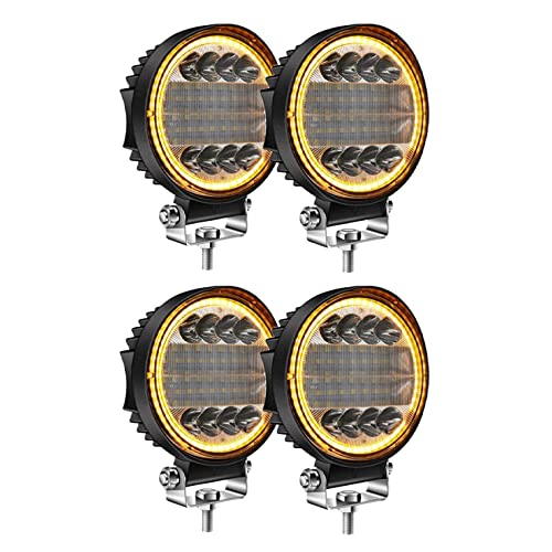 Foco LED de 5 pulgadas para todoterreno: soluciona la falta de visibilidad con luz ámbar