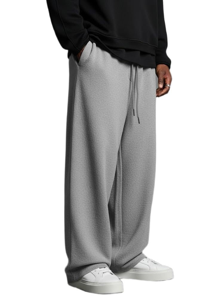 Track Pant for Men || Baggy Fit || Track Pants || Full Elastic Jogger Track Pant || 100% Cotton-image-36