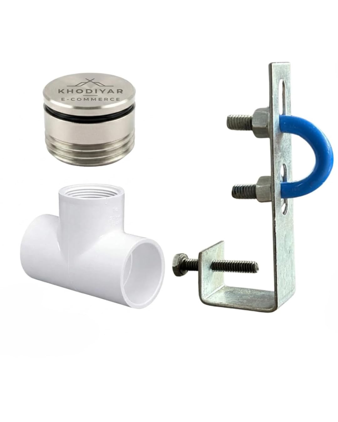 Solar Panel Cleaning Sprinkler Combo Set (1 Set) – SS304 Stainless Steel 4–7 LPM with Threaded T Connector & Galvanized Clamp | BrilloRex Apollo Engineering AetherWash Compatible-image-45