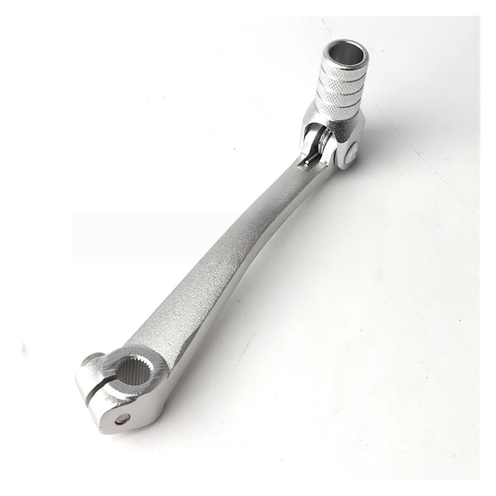 Lbcsrmh Silver Motorcycle Gear Lever Folding Gear Shift Lever Motorcycle Shifter Start Levers Parts Accessories Fits For Kayo Bosuer 110Cc-250Cc Pit Bikes(Silver)