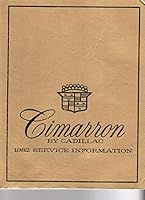 Cimarron by Cadillac; 1982 Service Information B005TM6Z4E Book Cover