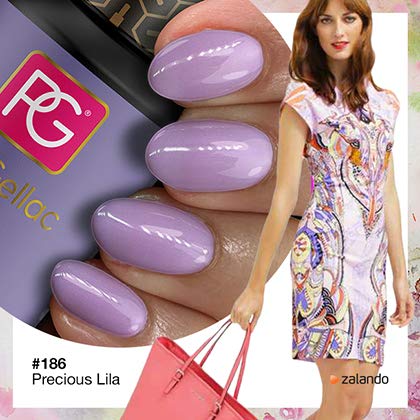Pink Gellac Shellac Gel Nagellack 15 ml für UV LED Lampe | 186 Precious Lila Violett | Gel Nail Polish for UV Nail Lamp… – Bild 3